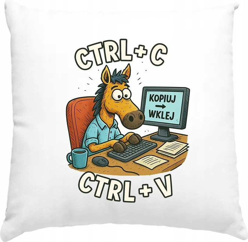 Programozó párna Informatika Ajándék ötlet Fehér