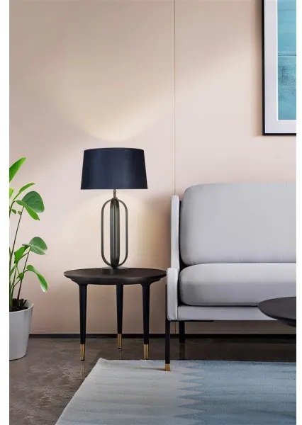 Searchlight EU91101AZ - Asztali lámpa CHIC 1xE27/60W/230V kék