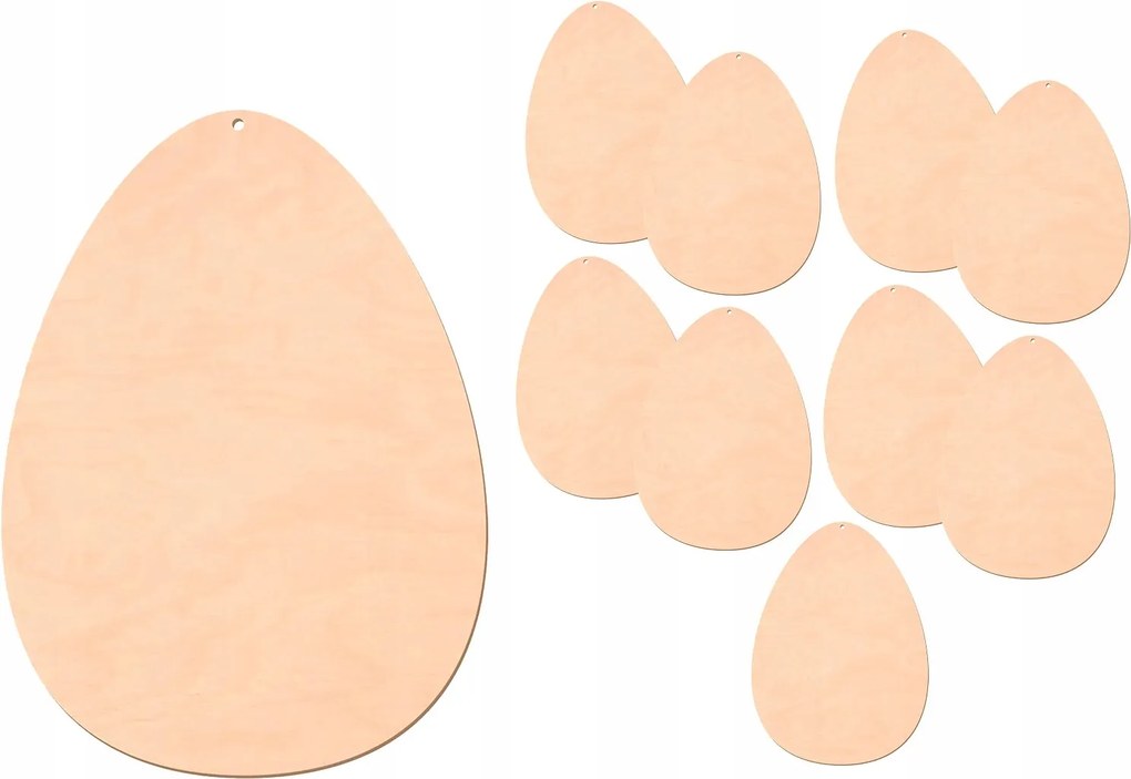 Tojás tojás fa díszek Húsvét húsvéti tojás nád 10 db Nagy