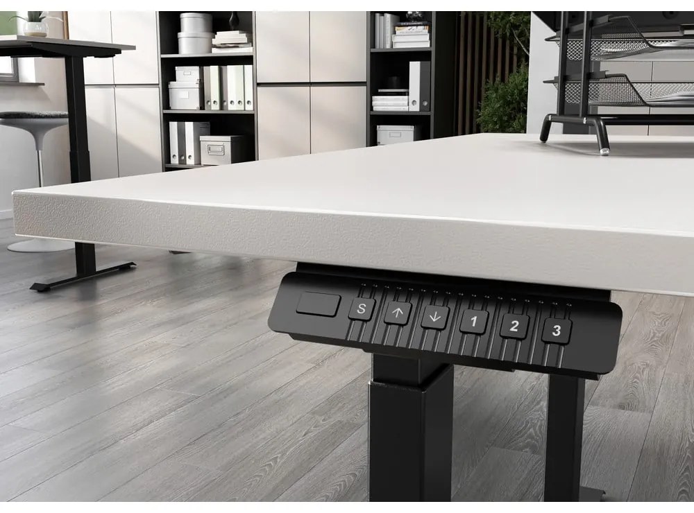 Állítható íróasztal elektromosan állítható magassággal 80x120 cm Bedano – Germania