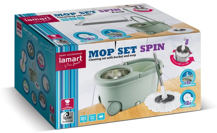 Lamart LT8053 SpinrRotációs mop