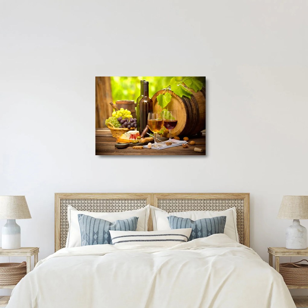 Üveg kép - Borok (70x50 cm)