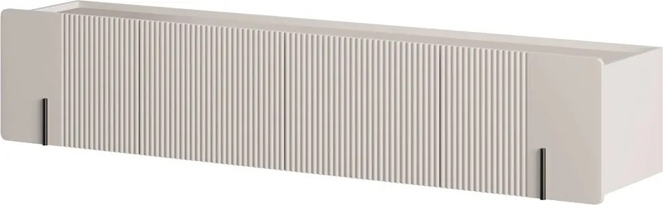 Malmi fali szekrény 200 cm - kasmír / fekete