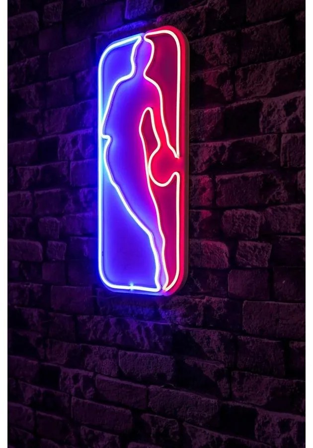 Műanyag LED-es fali dekoráció, The Logo Jerry West - Multicolor