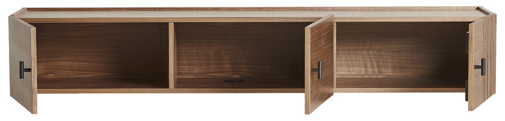 Fali komód "Array", 150 x 53 cm, 2 változat - Woud Variáns: tölgyfa, fekete
