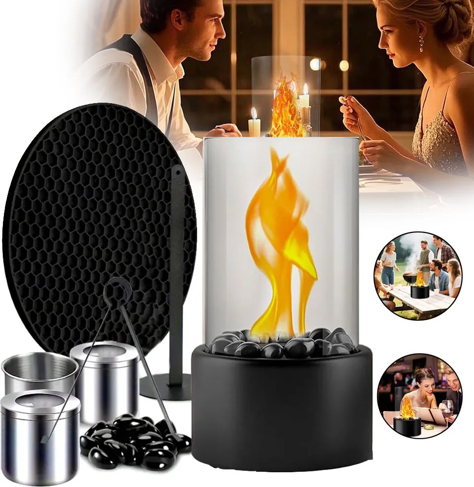 Szabadon Álló Biokandalló Otthonra Teraszra Füstmentes Biokandalló Bioetanol