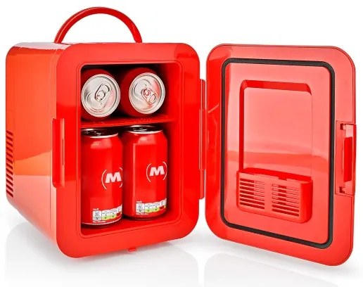 Melissa - Hordozható mini hűtőszekrény 48W/12/230V piros