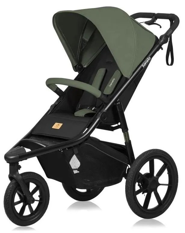 Lionelo - Babakocsi AZURA fekete/zöld