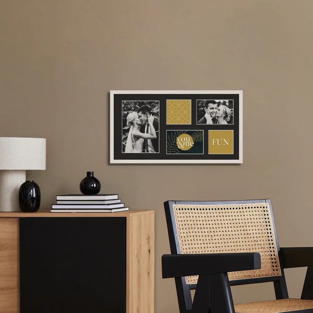 Képkeret 29x53 cm Kyoto Black – Styler