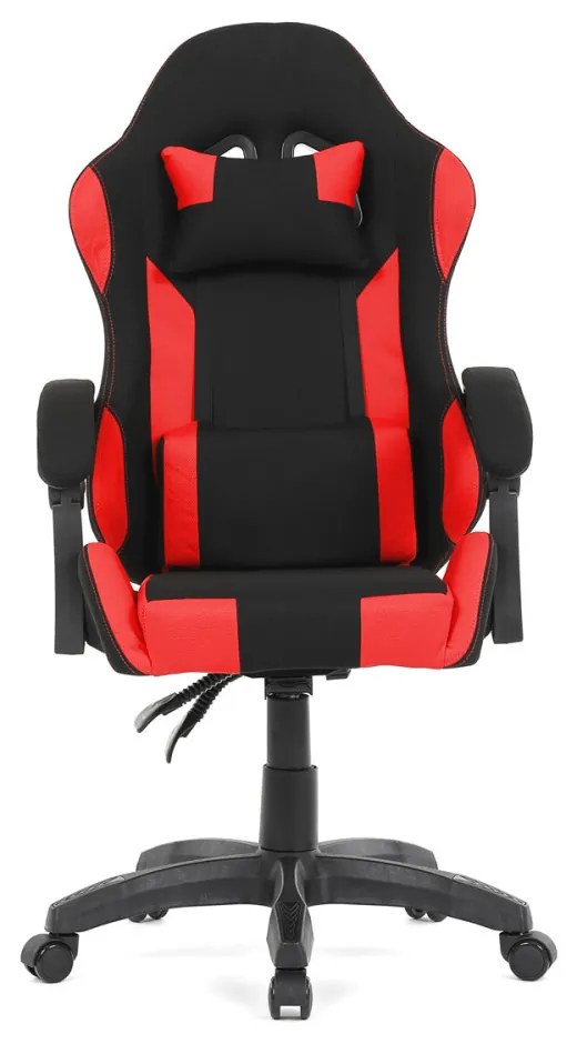 Scaun pivotant de birou Red Gamer cu tapițerie din țesătură. KA-R209