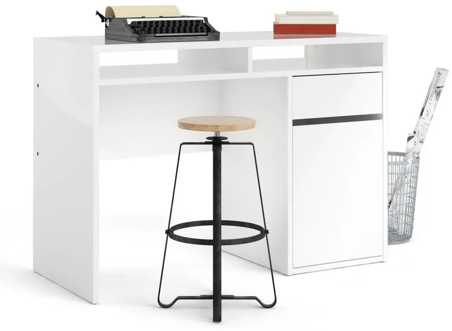 Felix IV íróasztal, fehér fényes