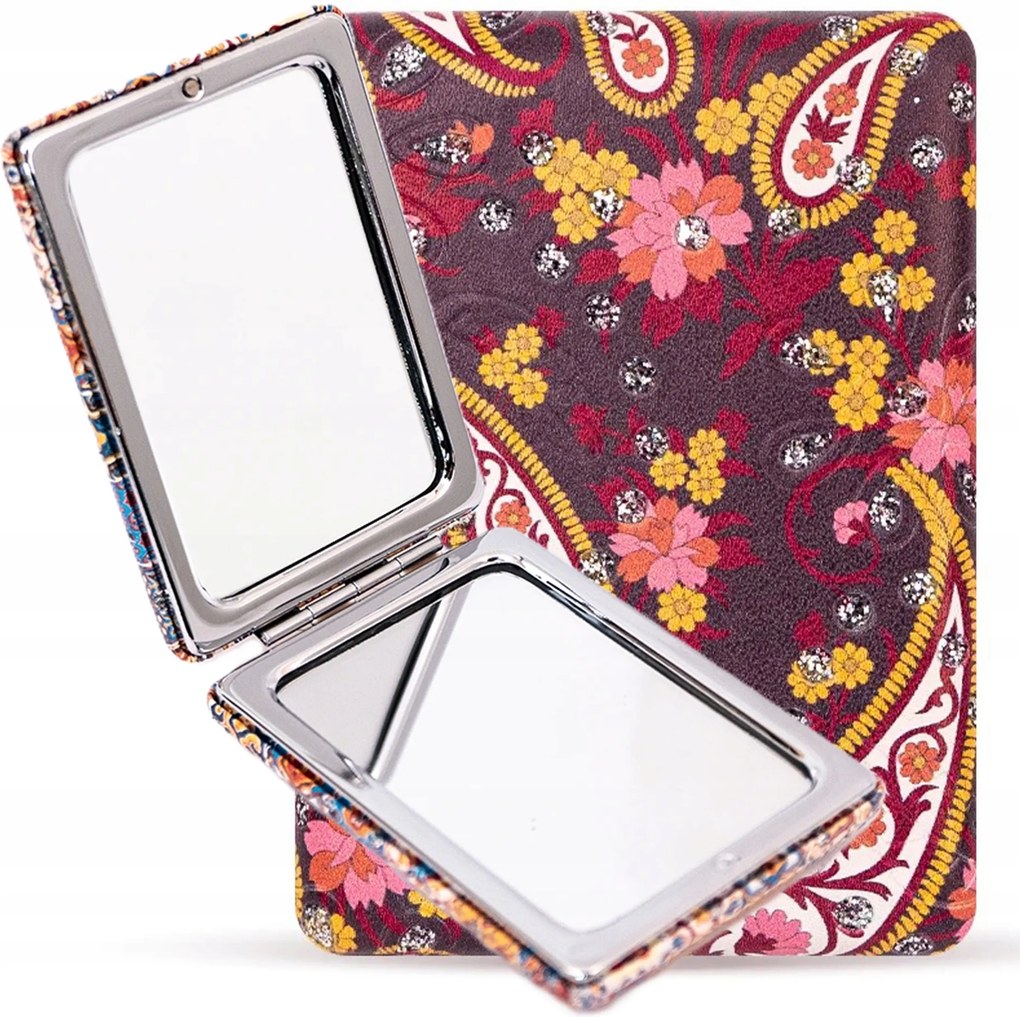 Visszapillantó Tükör Kozmetikai Kézi Tükör Nyitható Keleti Stílusos