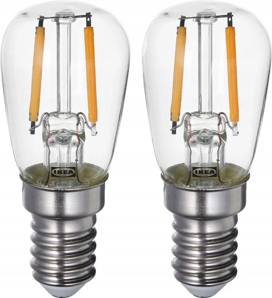 Ikea Led izzó E14 100 lumen Lunnom átlátszó 2db