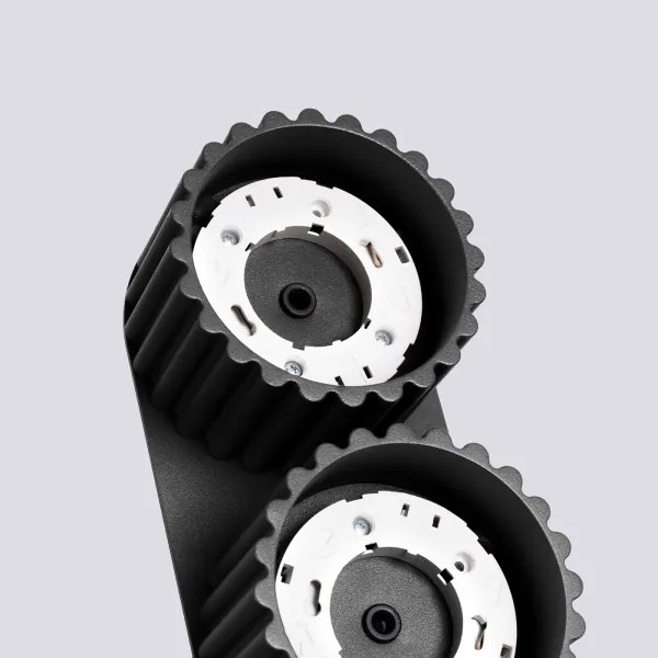 Sollux SL.1788 - AURA spotlámpa 2xGX53/10W/230V, fekete