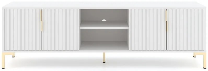 FLINN FL01 TV állvány Fehér Színben