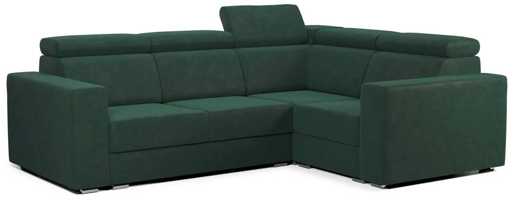 Sarokkanapé Viktoria 2R2 (J) (sötétzöld). 1065807