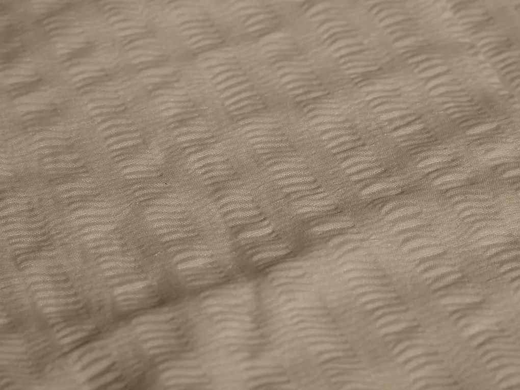 DENYX világosbarna krepp ágyneműhuzat, hotelzsebes Ágyneműhuzat mérete: 70 x 90 cm | 140 x 200 cm
