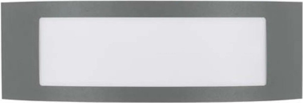 Nova Luce kültéri fali lámpa, Zenith, sötétszürke alumínium akril diffúzorral