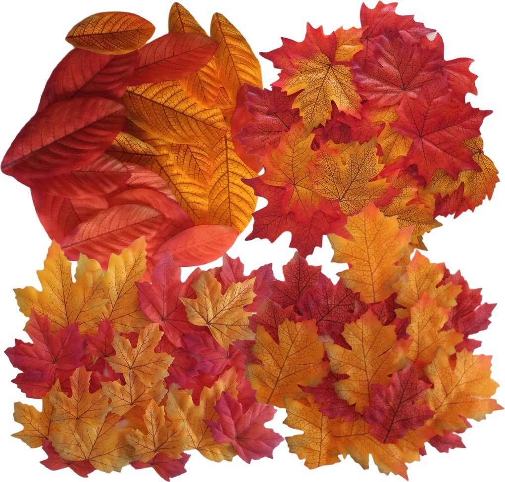 Mű Őszi Levelek Díszek Levélkék Ősz Szett 96 Darab Dekoráció MIX