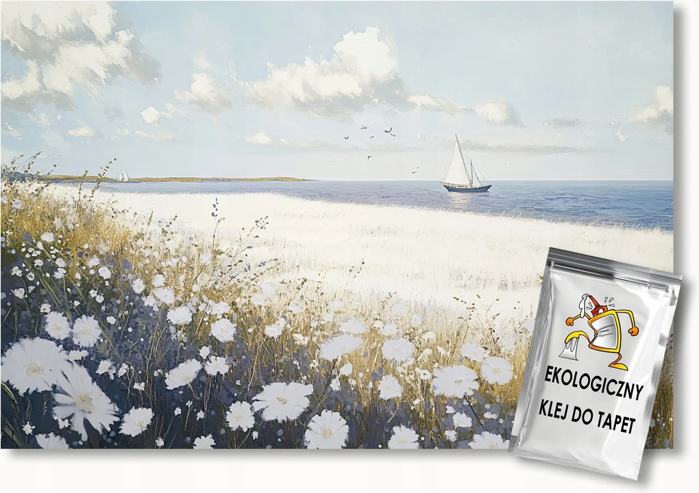 Fotótapéta Flizelina Tájkép Tenger Tó Tengerpart Vitorlás 200x140 ragasztó