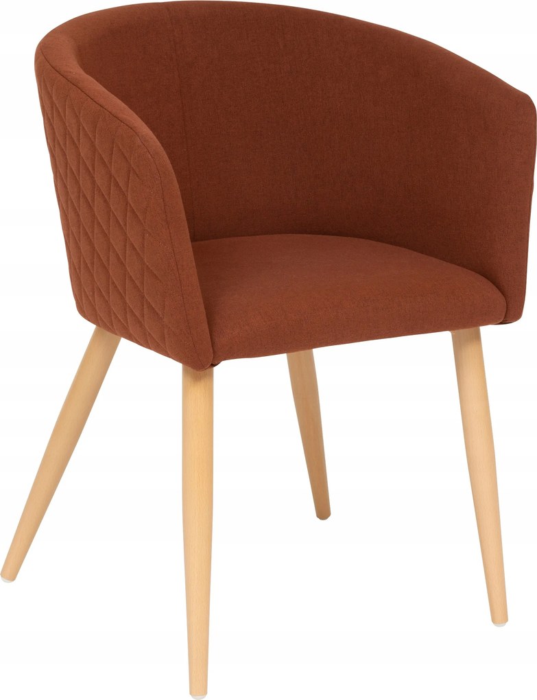 Kárpitozott Szék Étkező Nappaliba Modern Skandináv Steppelt