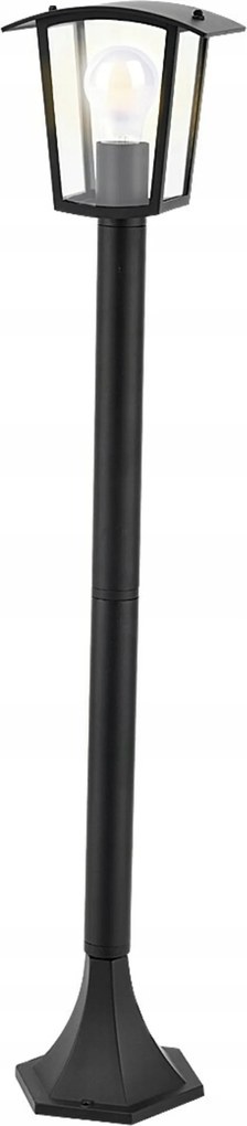 Rabalux Taverna kültéri oszloplámpa E27, fekete, IP44, magasság 90 cm