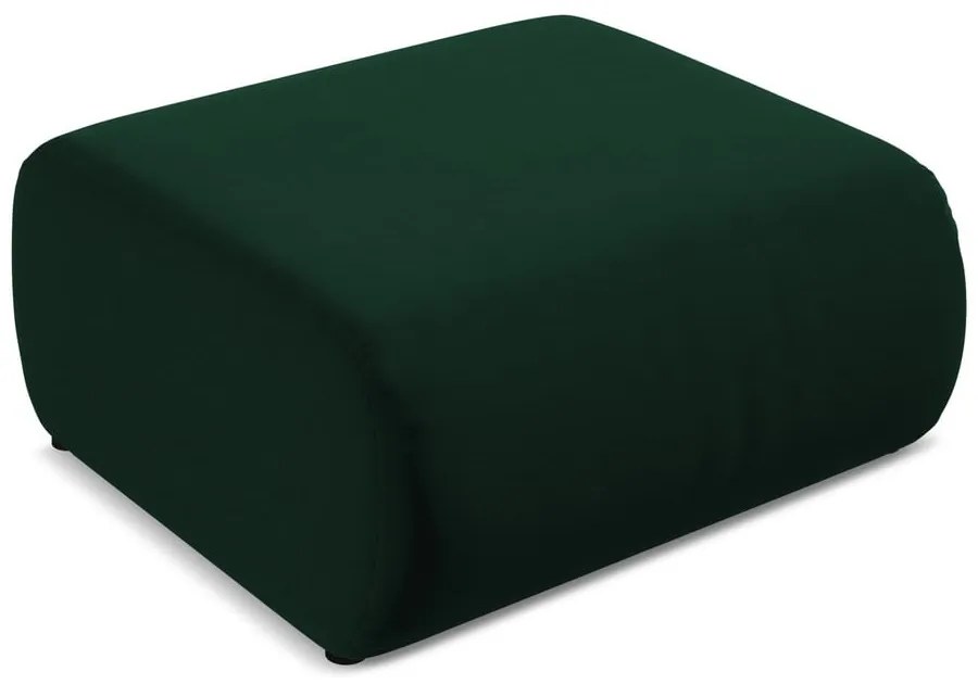 Sötétzöld bársony lábtartó Ekahi – Makamii