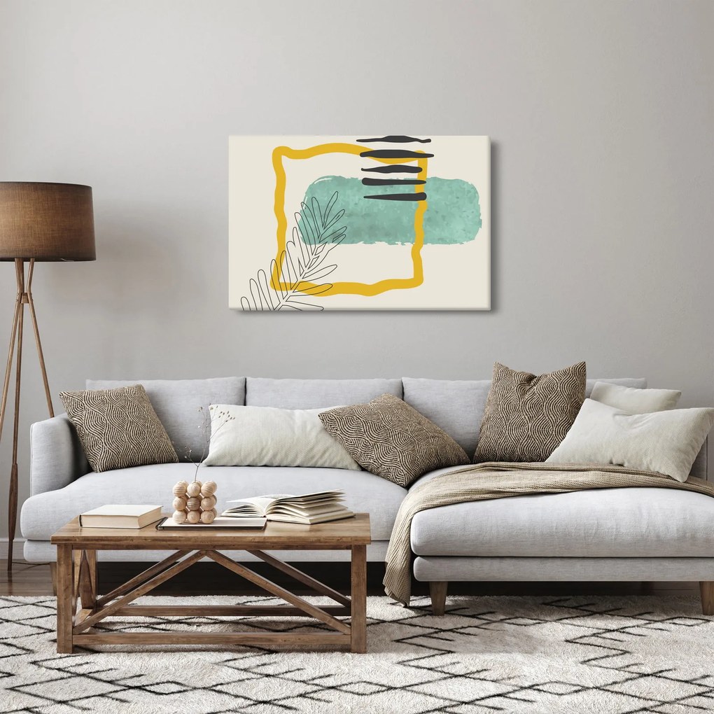 Kép - Absztrakt lapok N⁰2 (90x60 cm)