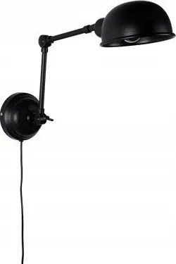 Maarten fali lámpa, fekete, LuDesign