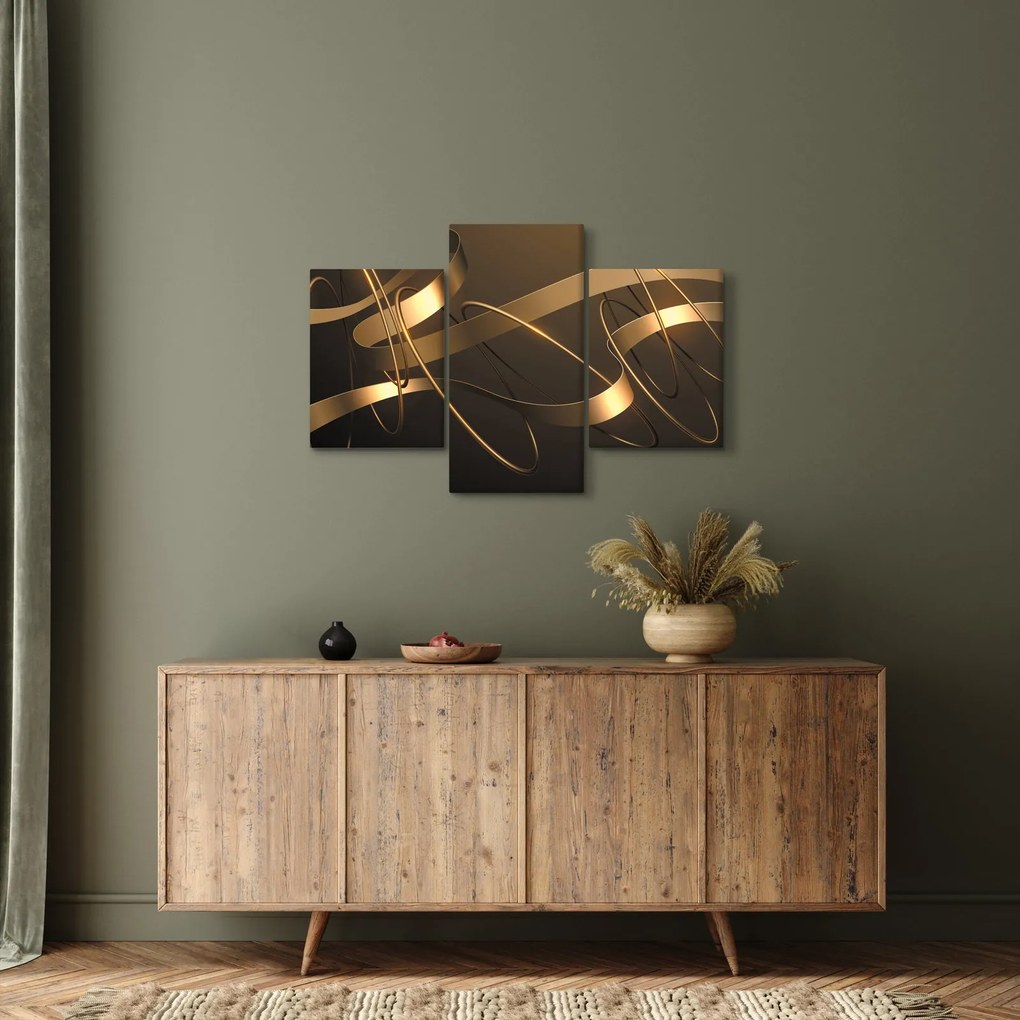 Kép - bronz szalagok (90x60 cm)