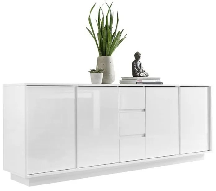 Ice 4 ajtós, 3 fiókos komód 210cm