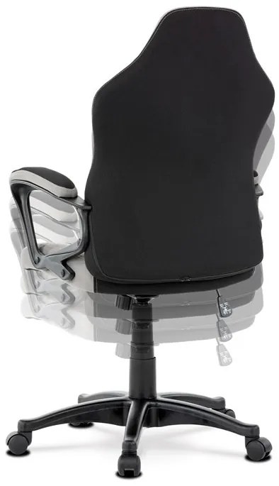 Gamer Irodai Forgószék Fekete Szövet Kárpittal KA-L611 BLUE