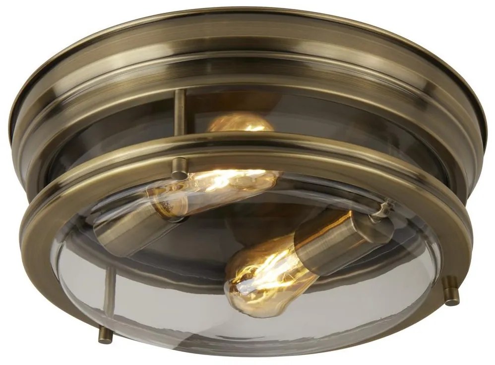 Searchlight Searchlight 5182AB - Mennyezeti lámpa EDINBURGH I 2xE27/40W/230V bronz SR0120