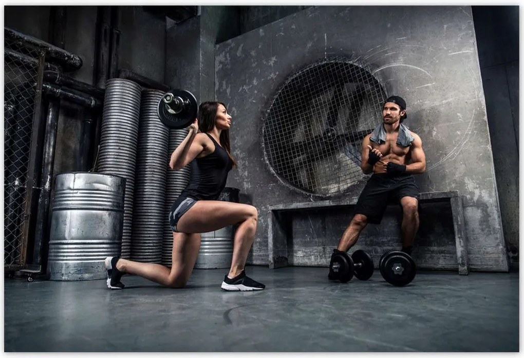 Poszterek 200x135 Illegális edzőterem Garázs