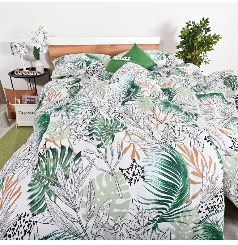 EMI Botanic pamut ágyneműhuzat, Párna 50x70