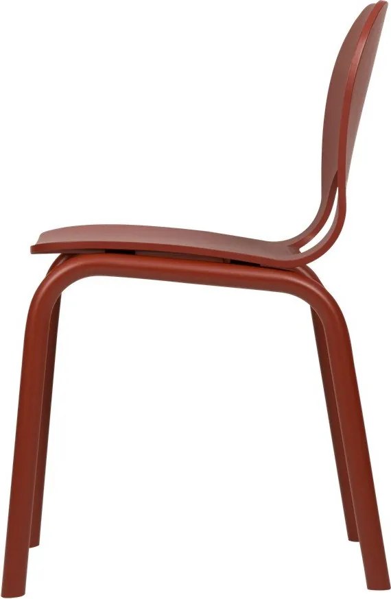 Piros étkezőszék Atto – noo.ma