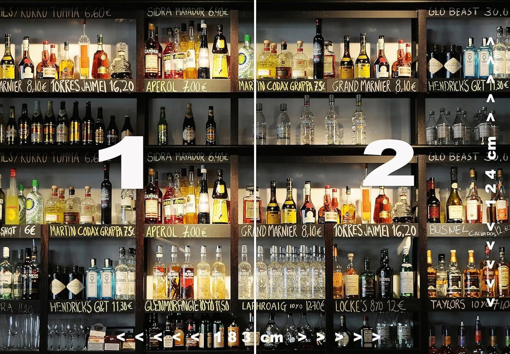 Fotótapéta falra COCKTAIL BAR 366x254 cm