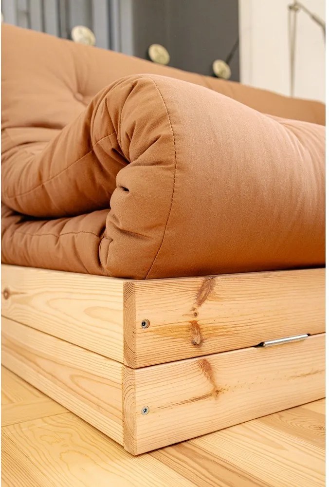 Bézs kinyitható kanapé 145 cm Flip – Karup Design