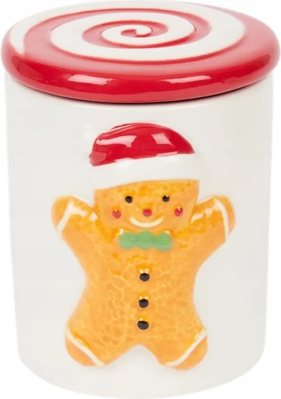 Ginger Mézeskalács ünnepi tárolódoboz 3D hatással