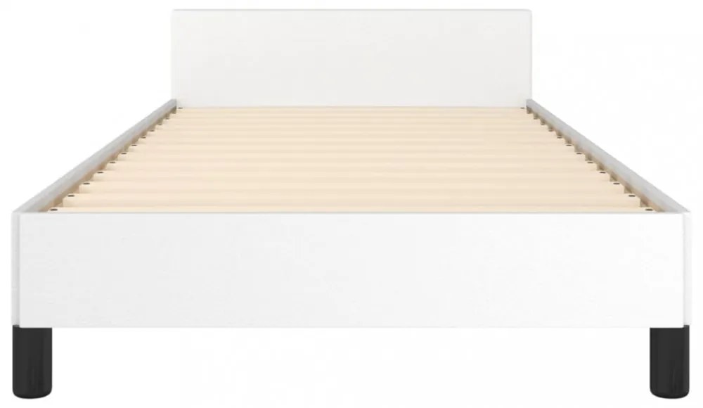 fehér ágykeret fejtámlával matrac nélkül 80 x 200 cm