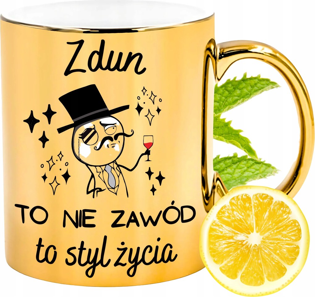 Prémium Arany Csillogó Bögre Ajándék Nyomtatott Fotóval