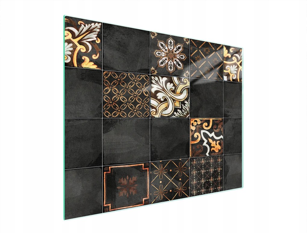 Üveg Vágódeszka 52x40 Mozaik Edzett Üveg