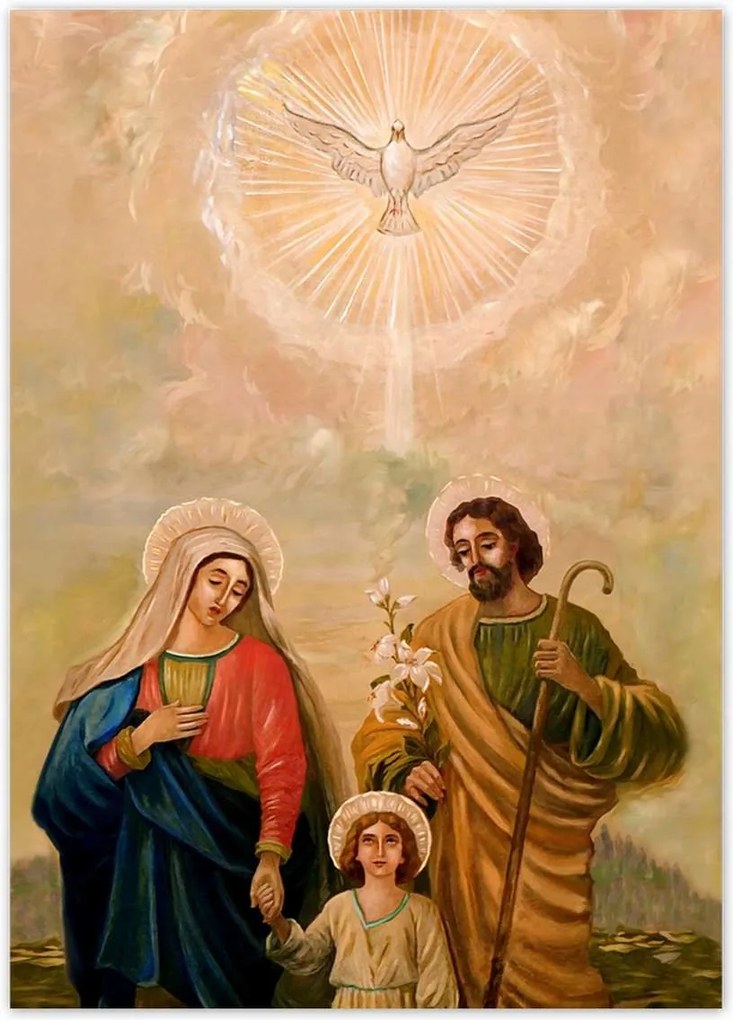 Poszterek 50x70 Szent Család József Mária
