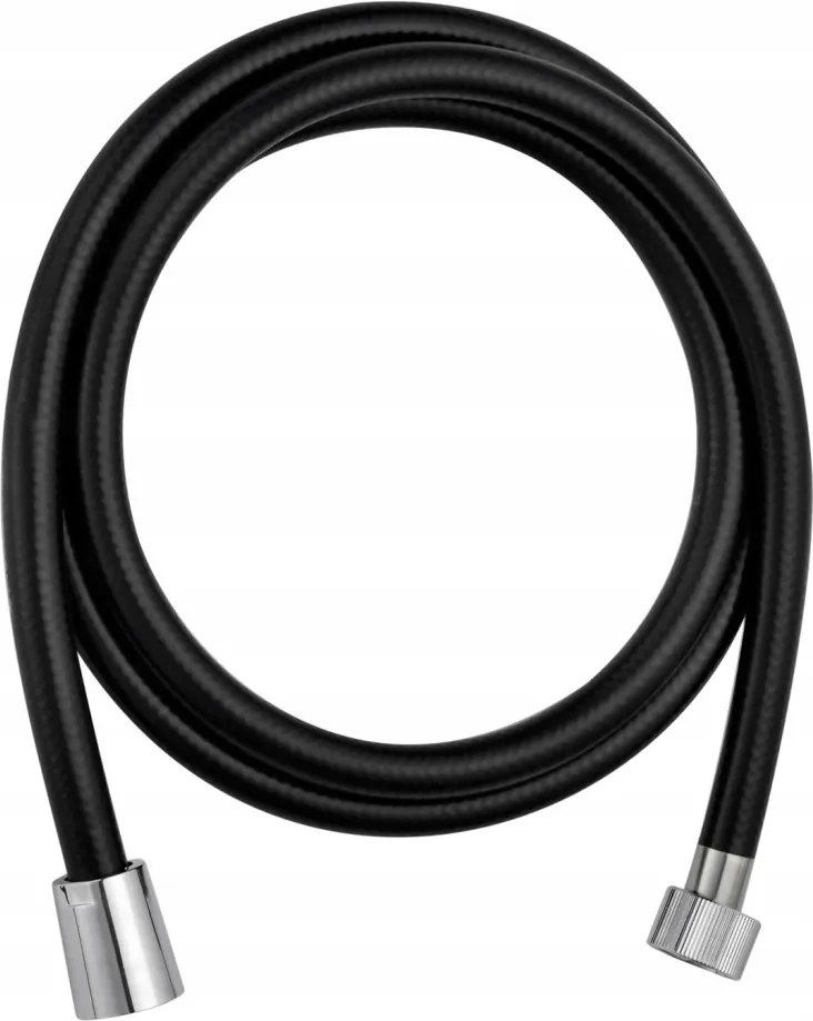 Loge Fekete zuhanytömlő 150 cm Pvc