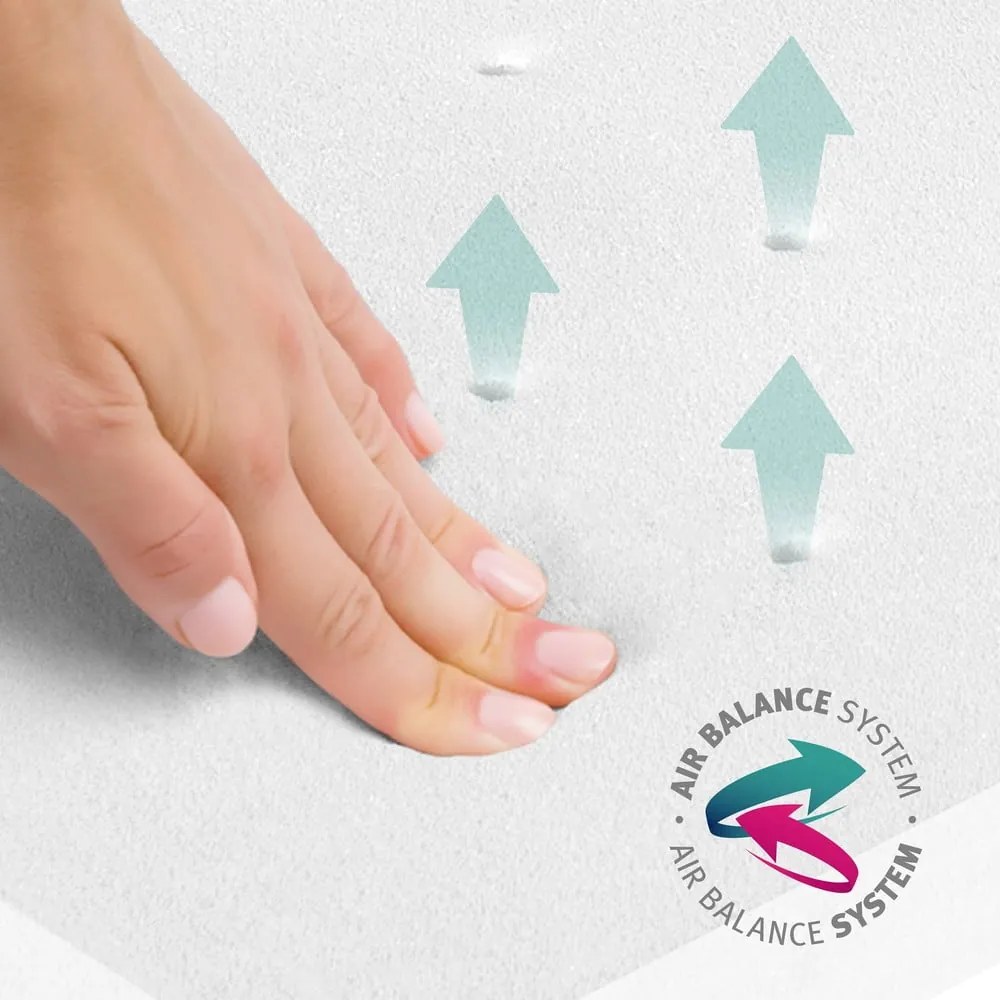 Levehető huzatos gyerek hab matrac 60x120 cm Comfort Air Roll – Roba