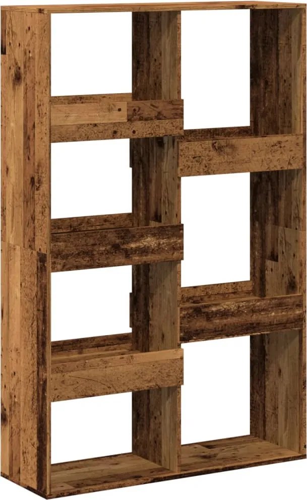 vidaXL antik fa színű szerelt fa könyvespolc 100 x 33 x 155,5 cm