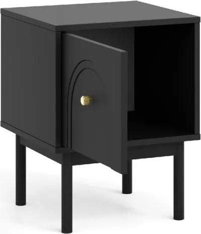 MAZOMA STOLIK NOCNY 1D CZARNY/N.CZARNE/U.CZARNE