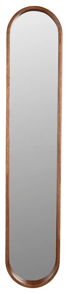 Fali tükör tömörfa kerettel 24x120 cm Nyko – White Label