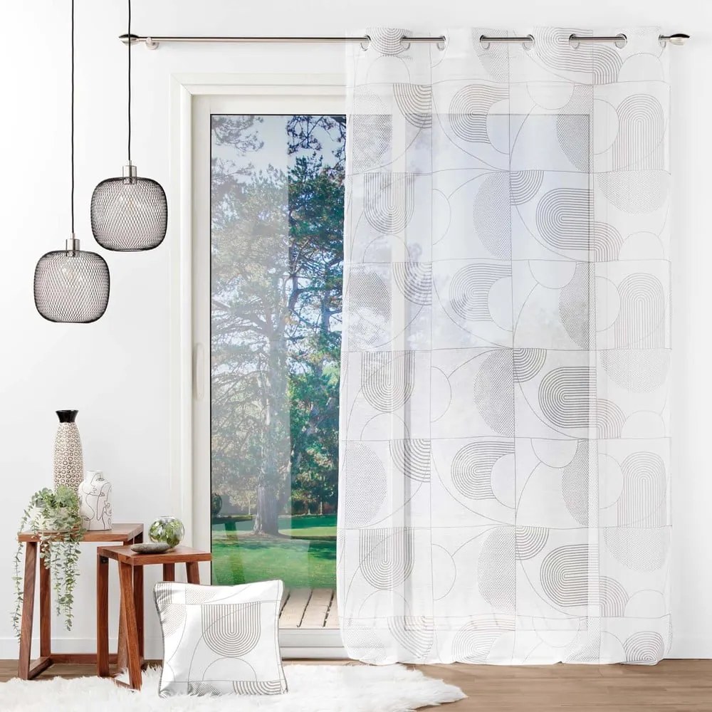 Fehér átlátszó függöny 140x280 cm Esquisse – douceur d'intérieur