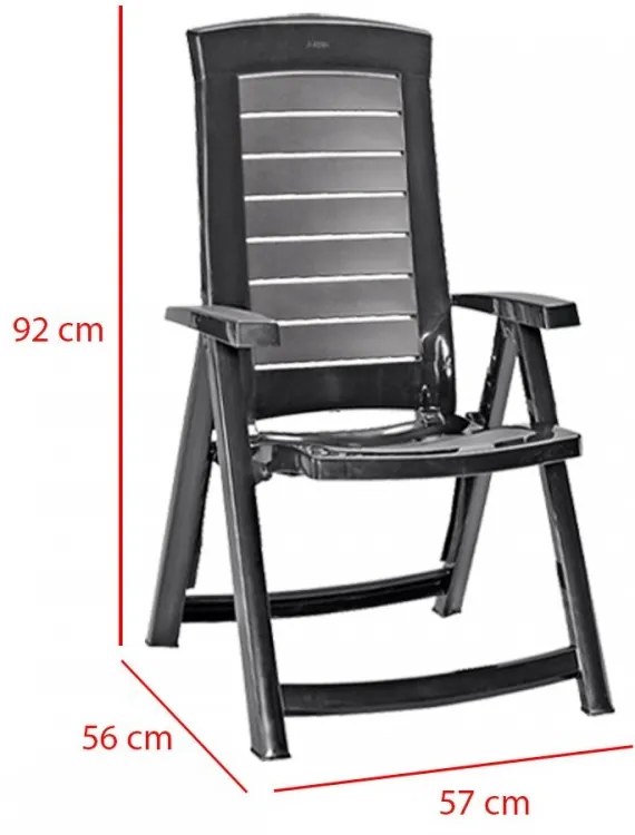 Lisaro 4+1 kerti bútor garnitúra szett